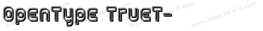 OpenType TrueT字体转换